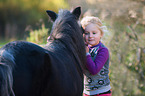 girl and Shetland Pony