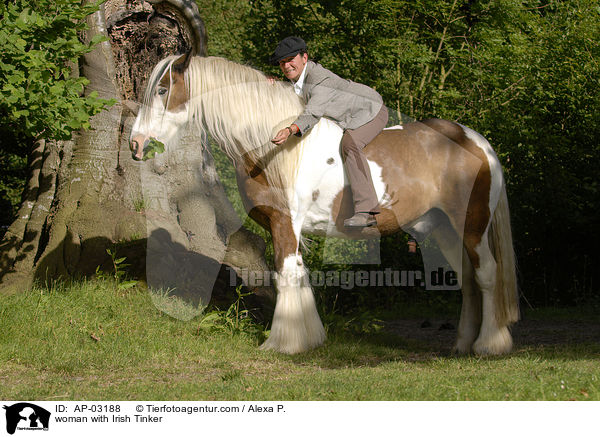 Frau mit Tinker / woman with Irish Tinker / AP-03188