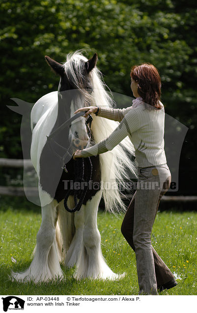 Frau mit Tinker / woman with Irish Tinker / AP-03448