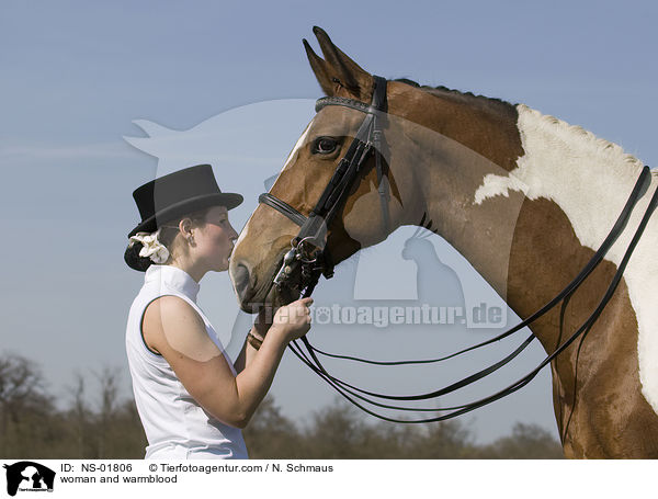 woman and warmblood / NS-01806