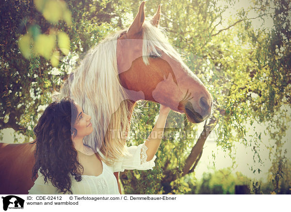 Frau und Warmblut / woman and warmblood / CDE-02412