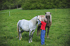 boy with ponys