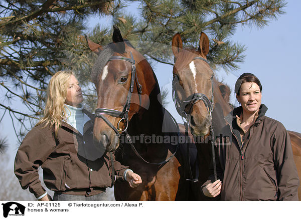 Frauen und Pferde / horses & womans / AP-01125